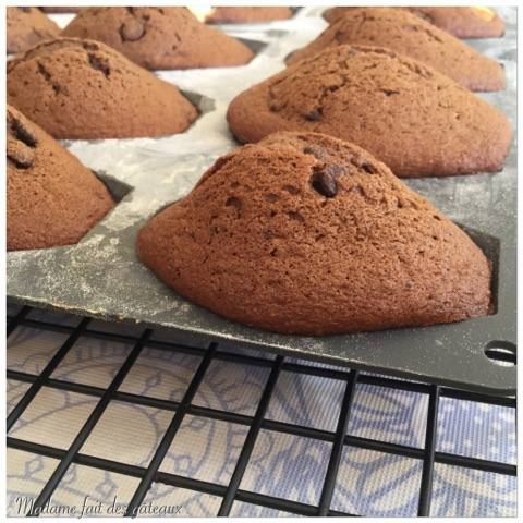 Mes chères madeleines au chocolat