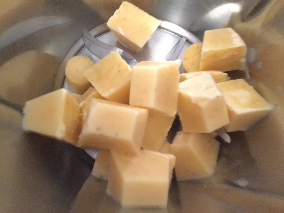 cubes de crème anglaise 