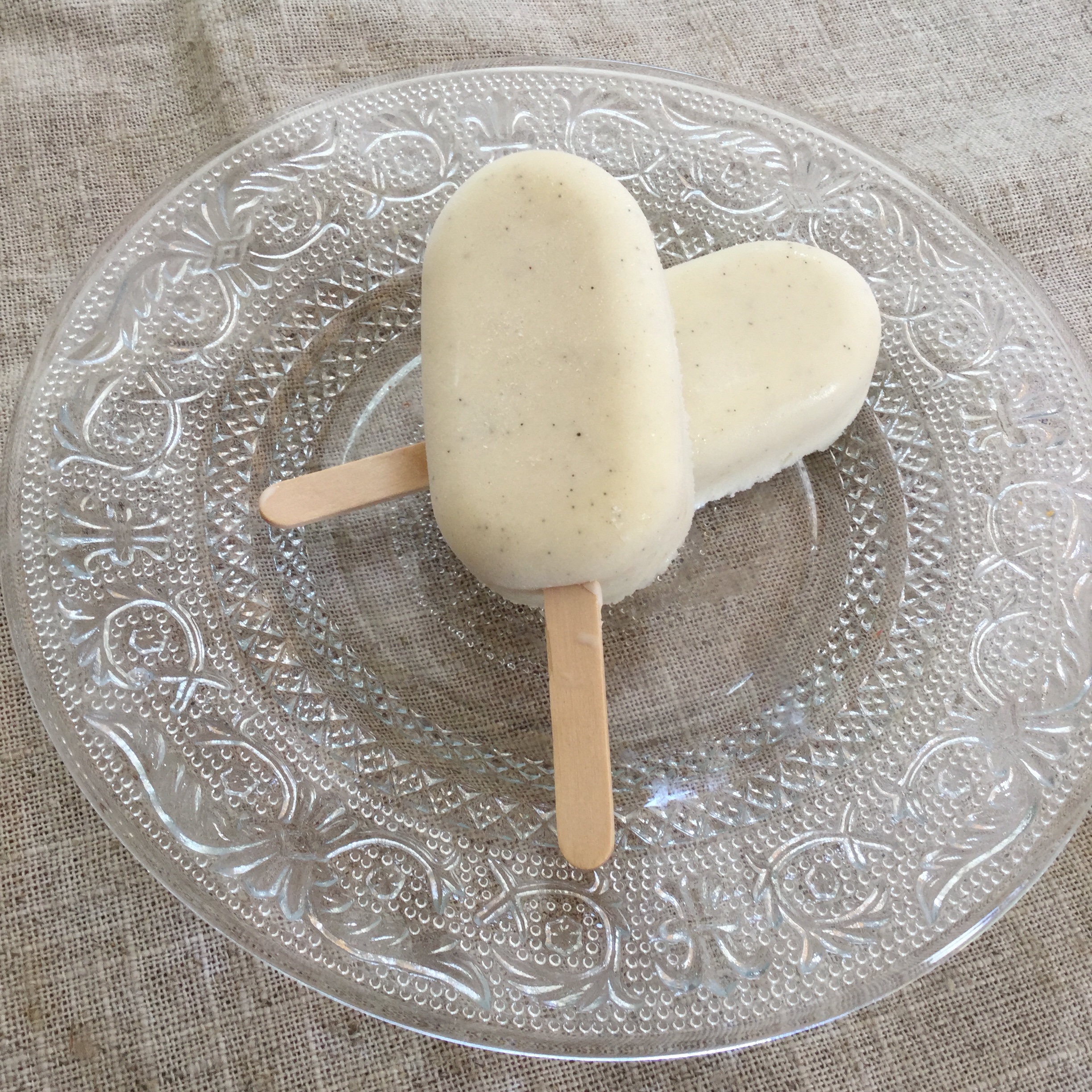 Délicieuse glace à la vanille et au mascarpone