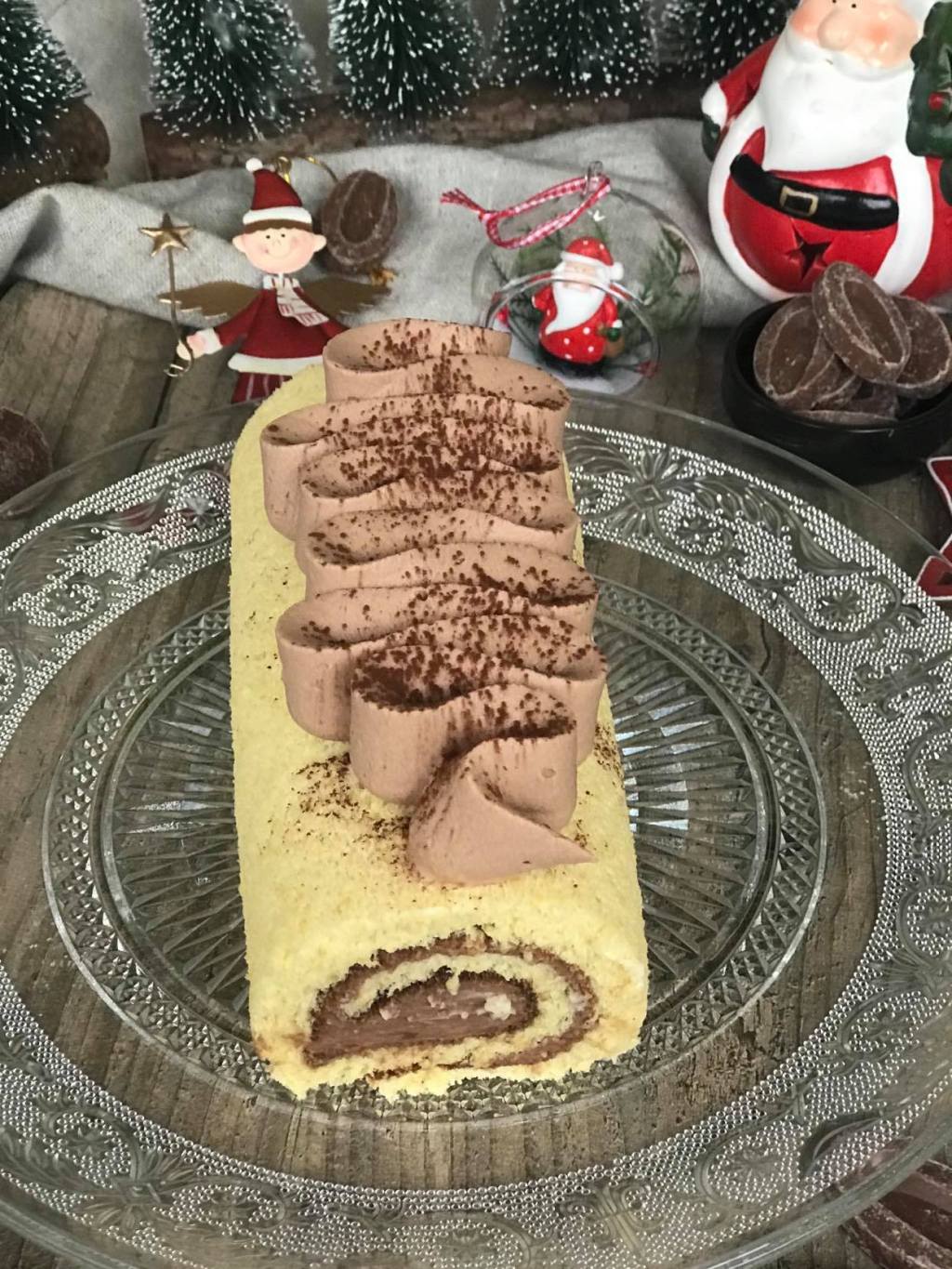Merveilleuse bûche roulée au chocolat&nbsp;!