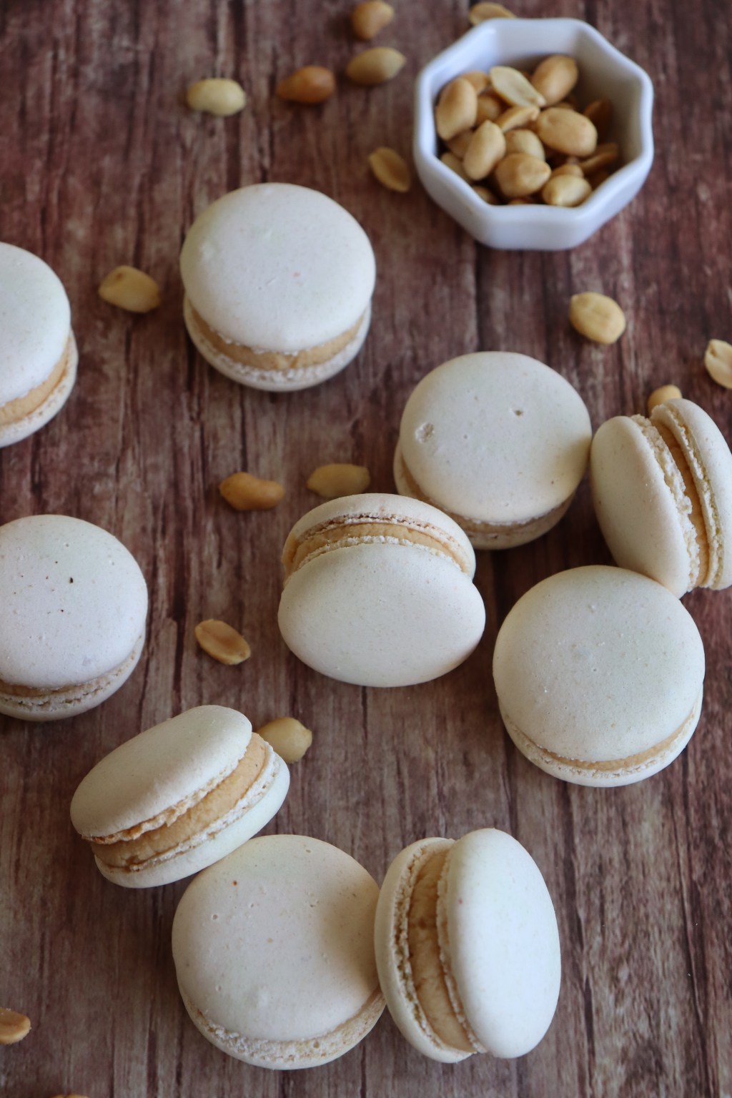 Macarons praliné cacahuète