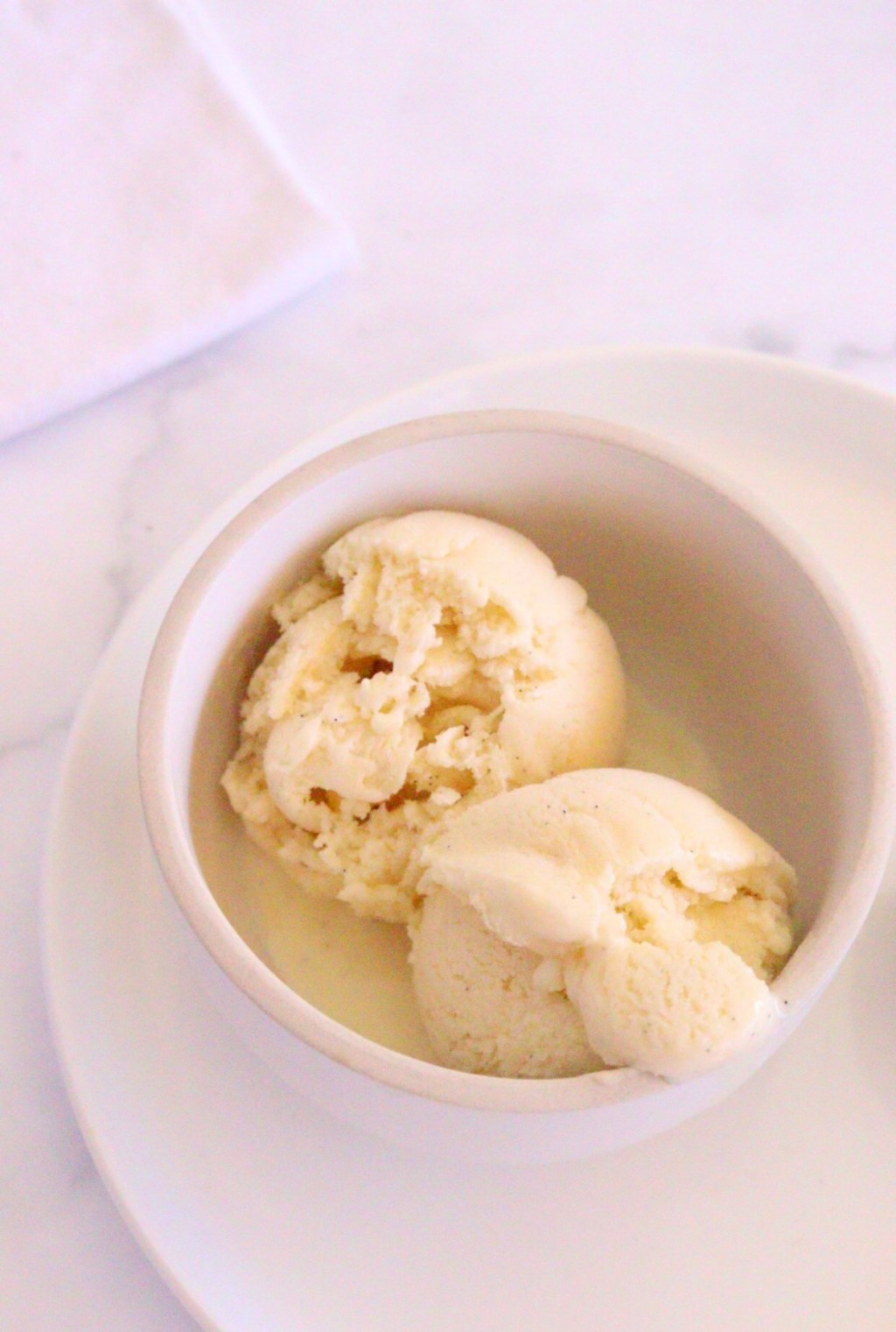 Glace vanille/ tonka&nbsp;!