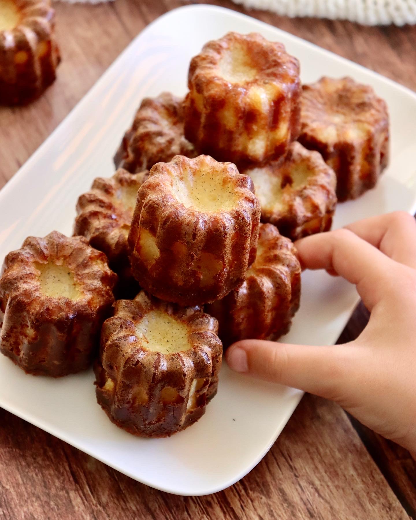 Cannelés à la vanille