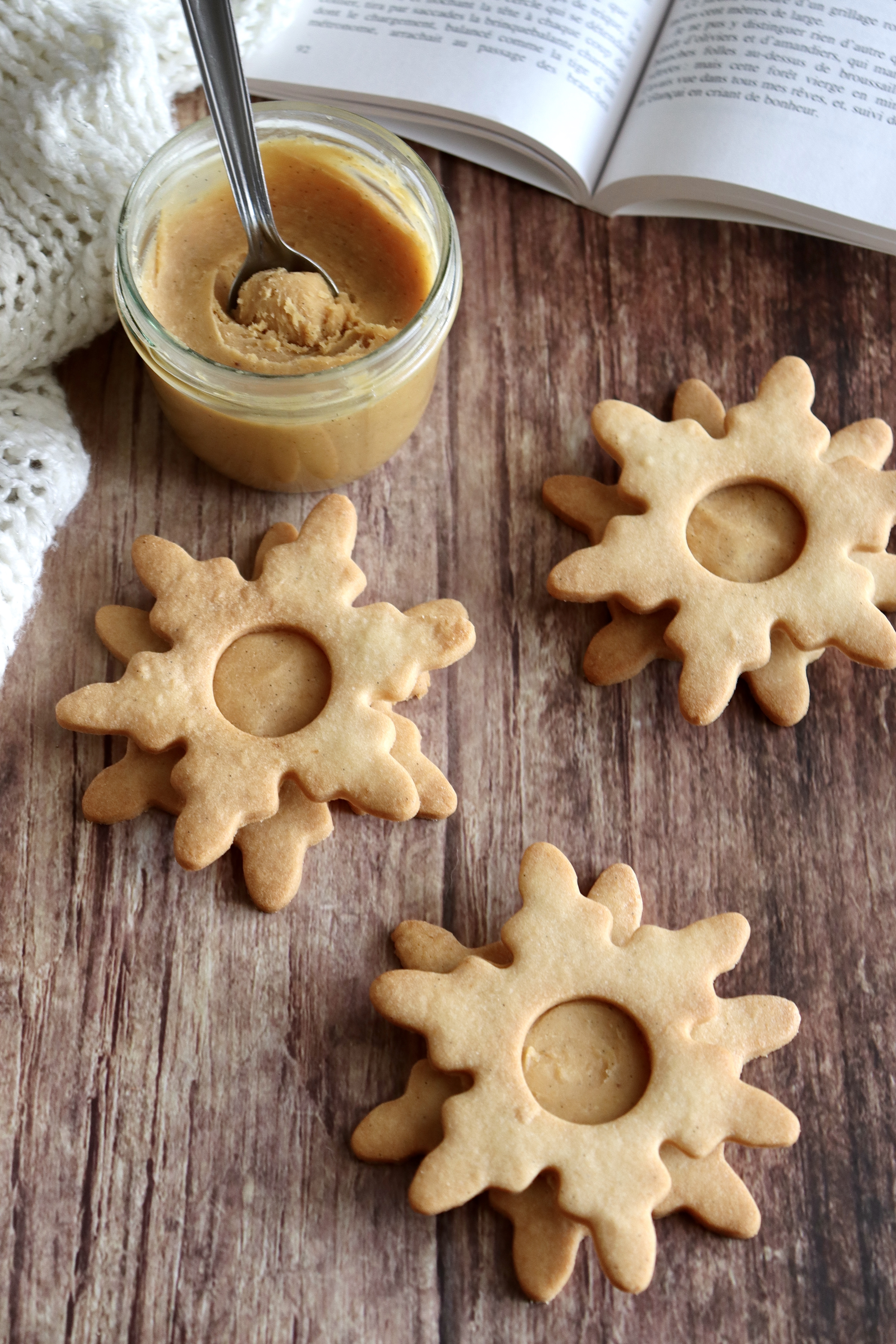 Sablés de Noël au caramel