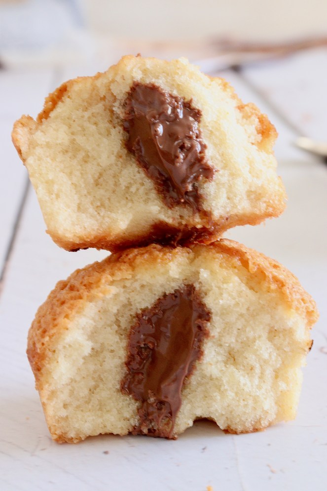 financiers aux amandes et pâte à tartiner
