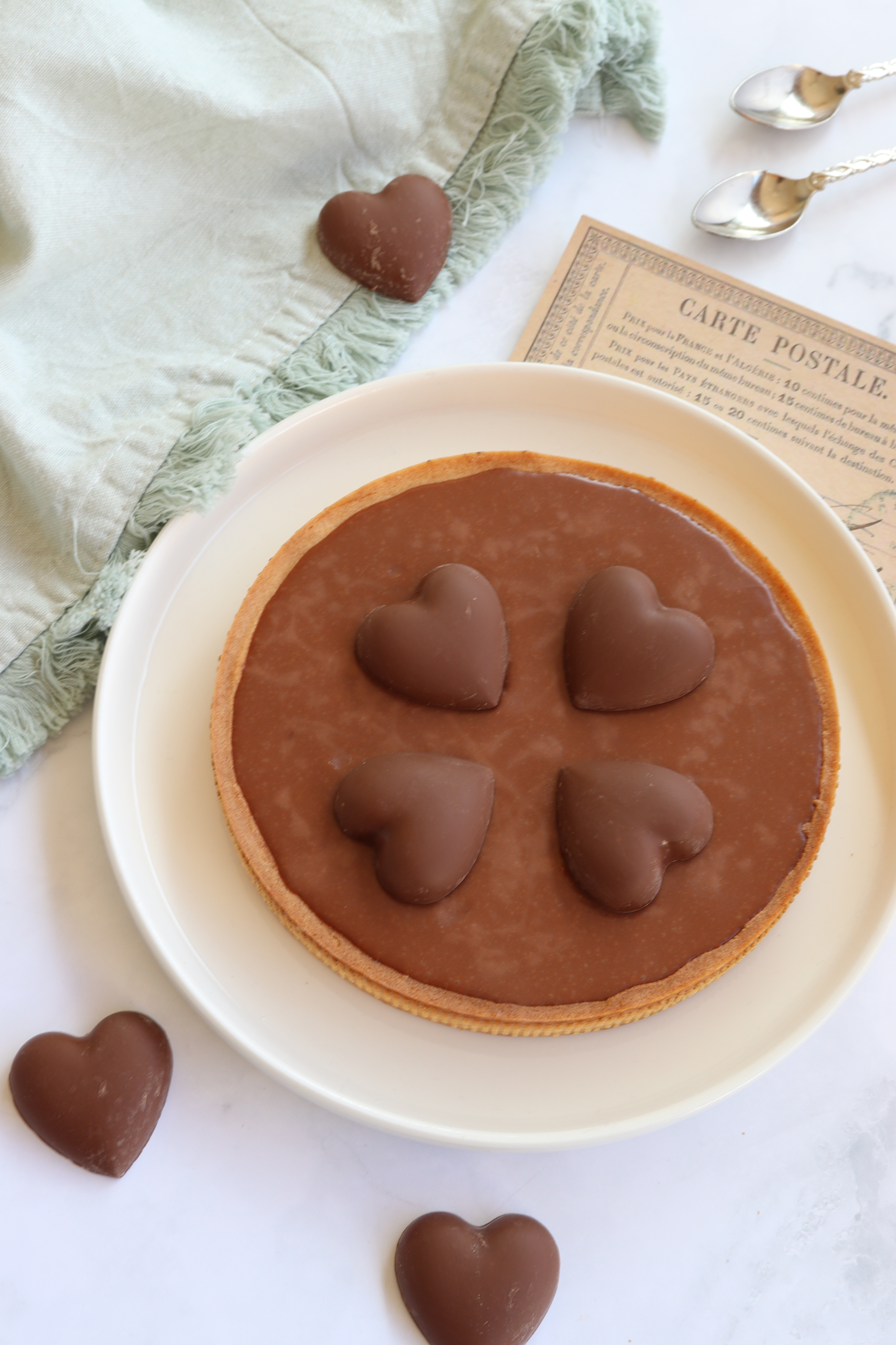 Tarte chocolat, caramel et cacahuètes addictive !