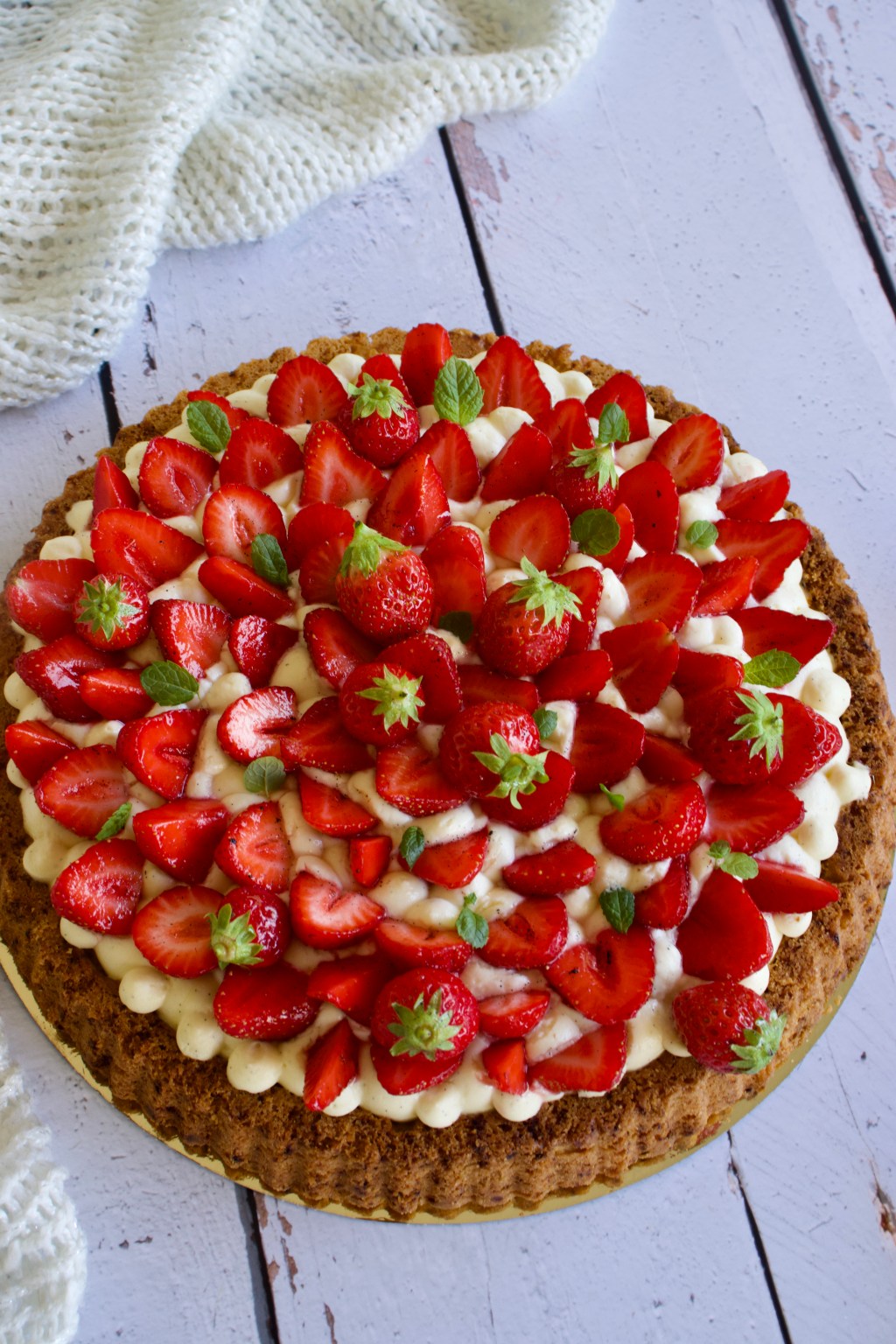 Tarte aux fraises ultra simple&nbsp;!