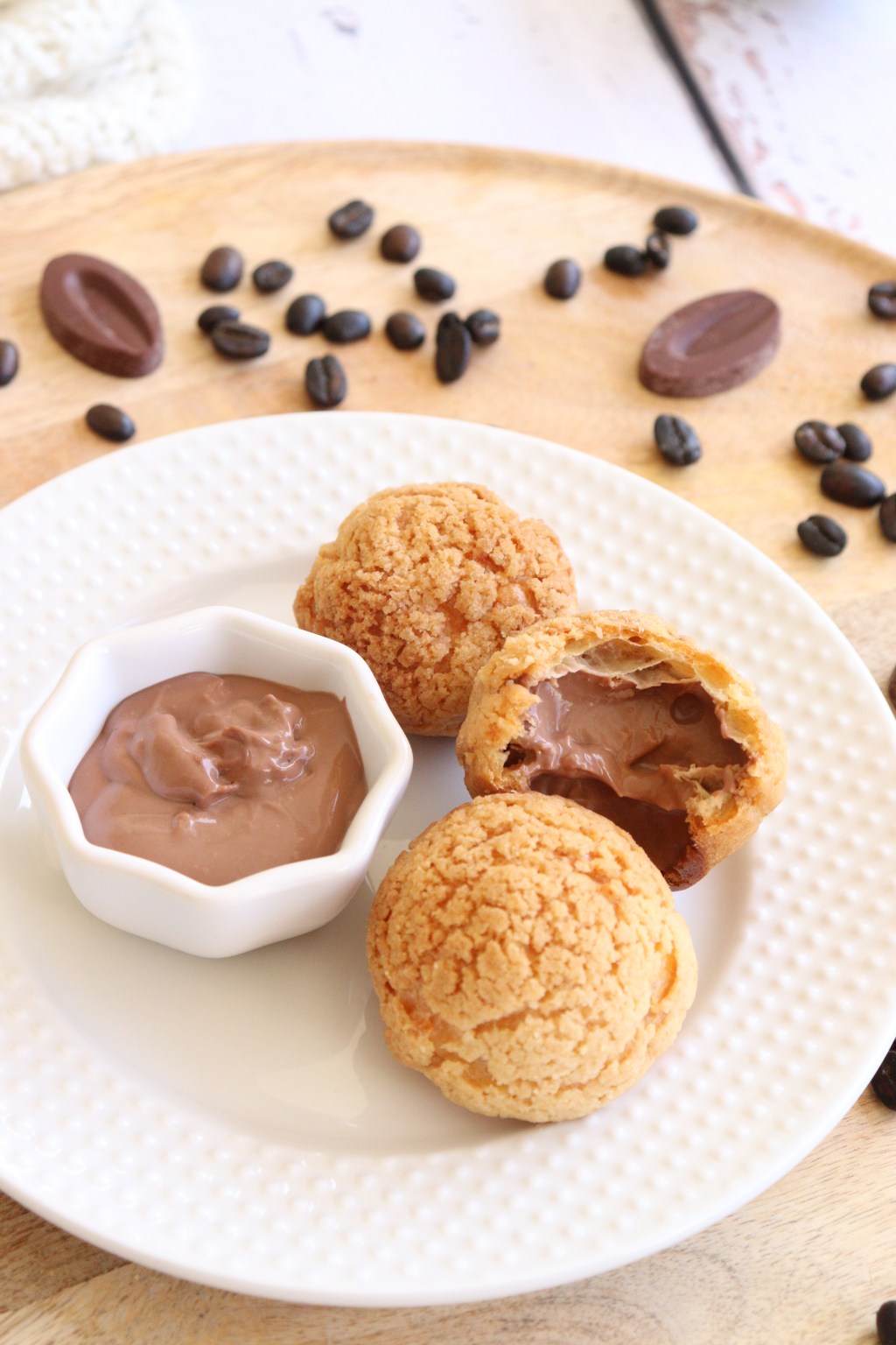 Choux au chocolat et au café de Philippe&nbsp;Conticini