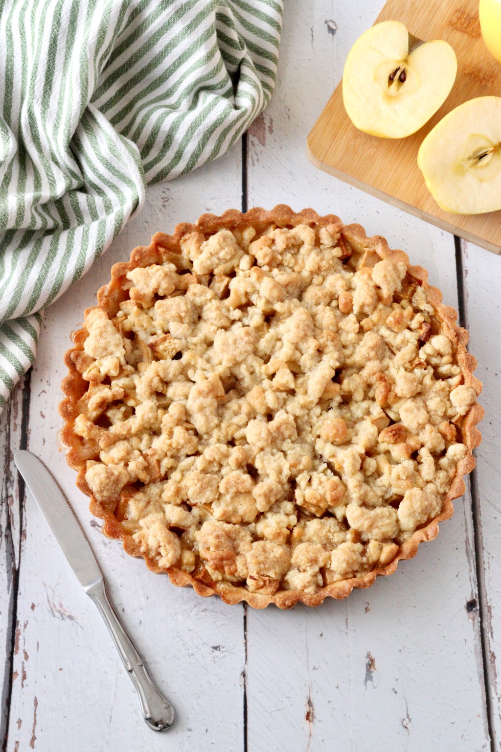 La recette de tarte aux pommes et de son crumble qui va te faire fondre de plaisir&nbsp;!
