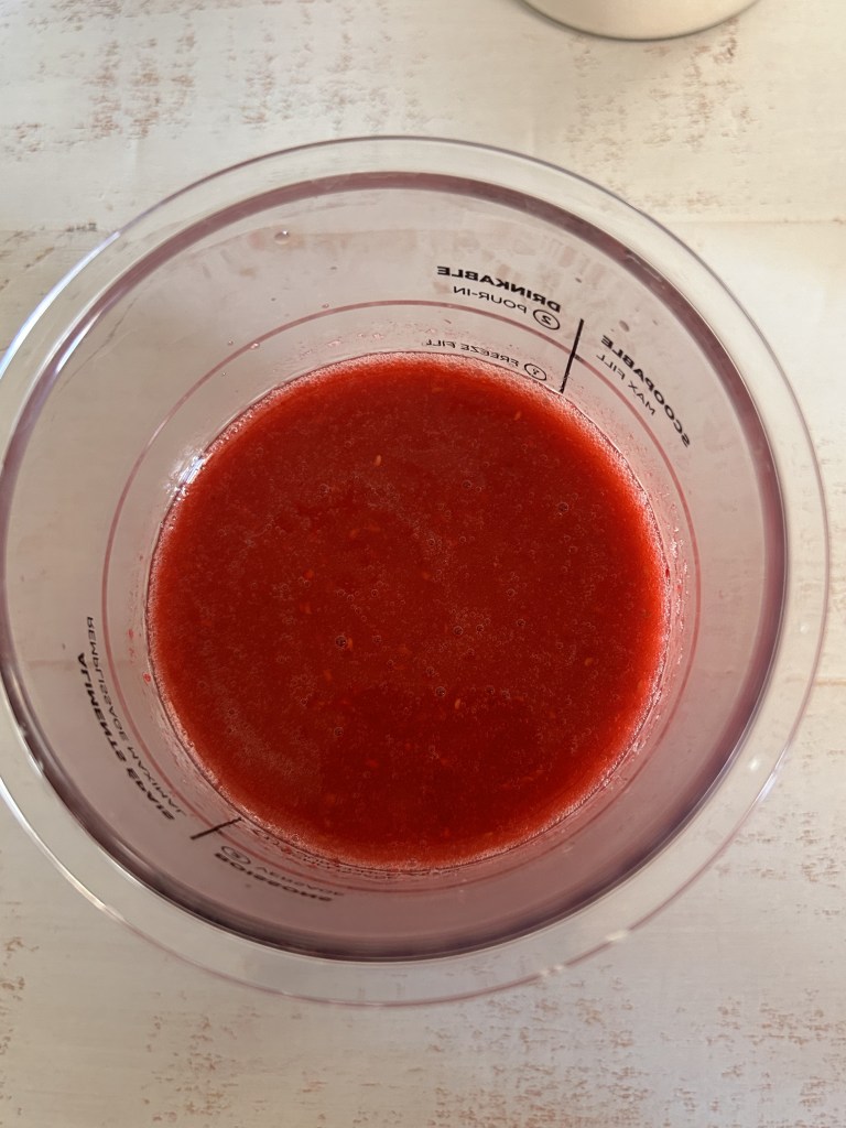 melange sorbet framboise
