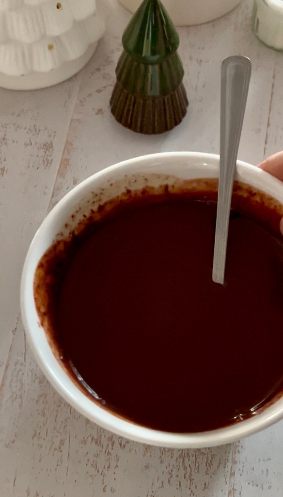 ganache au chocolat et à la pâte à tartiner
