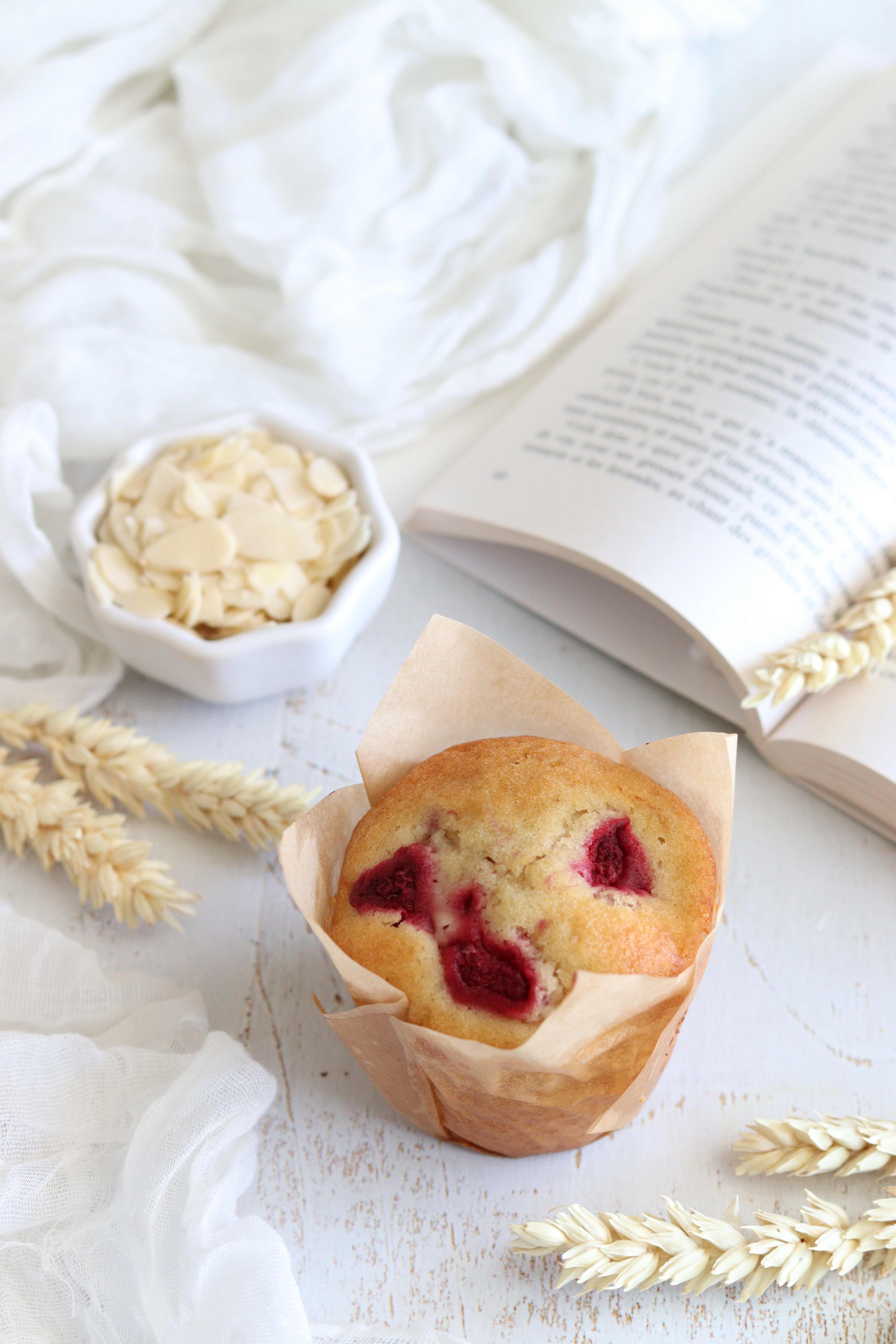 Muffins moelleux à la framboise